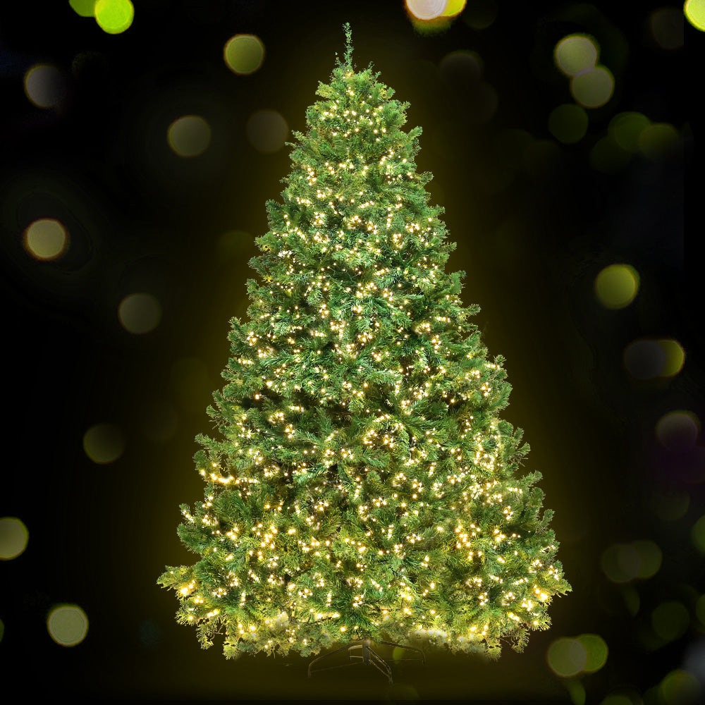 Jingle Jollys Christmas Tree 1.8M Xmas Tree with 1980 LED Lights Warm White