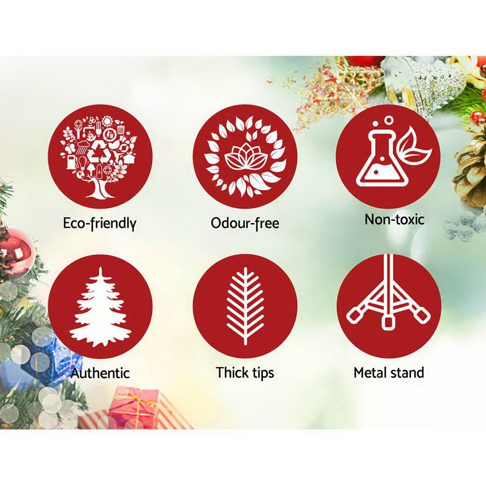 Jingle Jollys Christmas Tree 2.1M Xmas Trees Decorations Snowy 1106 Tips