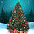 Jingle Jollys Christmas Tree 2.4M Xmas Trees Decorations Snowy 1500 Tips