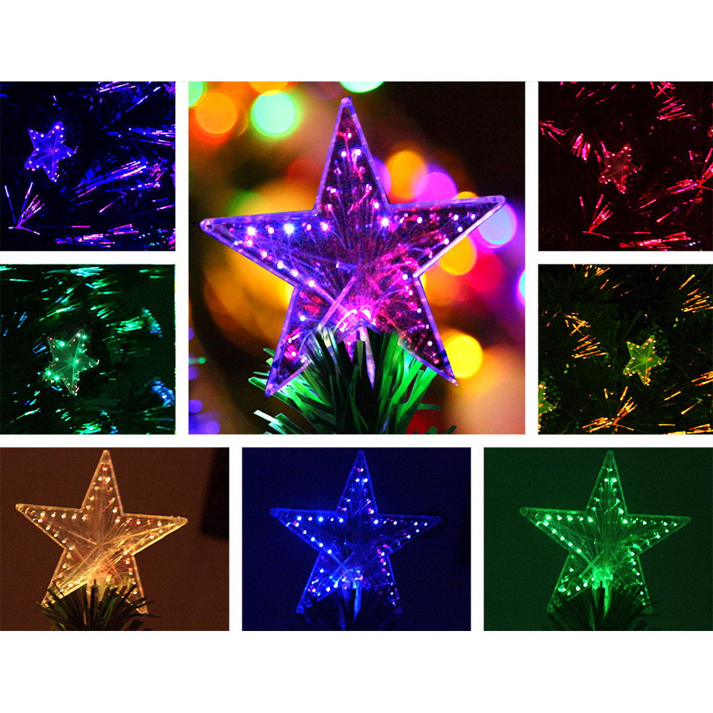 Jingle Jollys Christmas Tree 1.2M LED Xmas trees with Lights Multi Colour