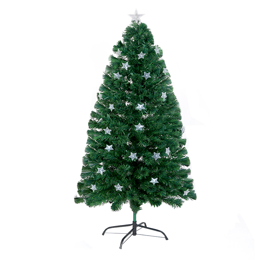 Jingle Jollys Christmas Tree 1.5M LED Xmas trees with Lights Multi Colour
