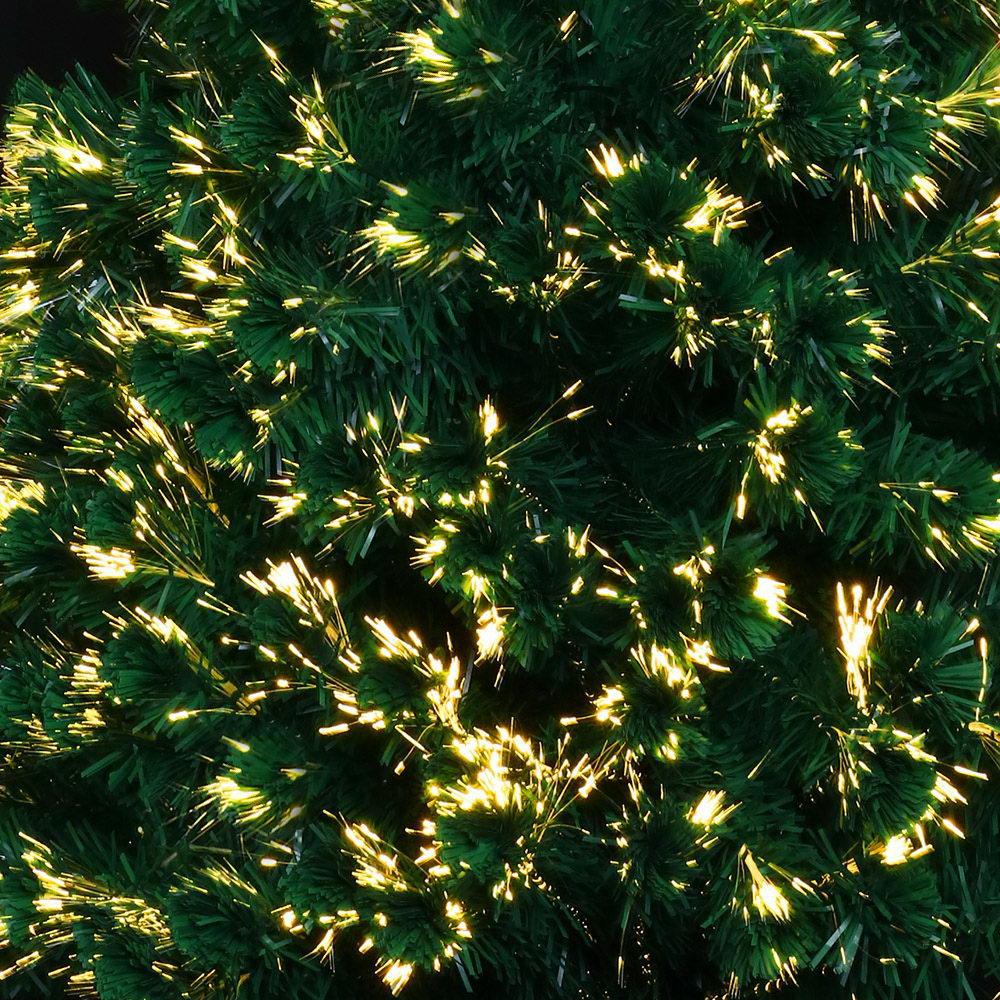 Jingle Jollys Christmas Tree 1.8M LED Xmas trees Optic Fibre Warm White