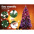 Jingle Jollys Christmas Tree 2.4M LED Xmas trees with Lights Multi Colour