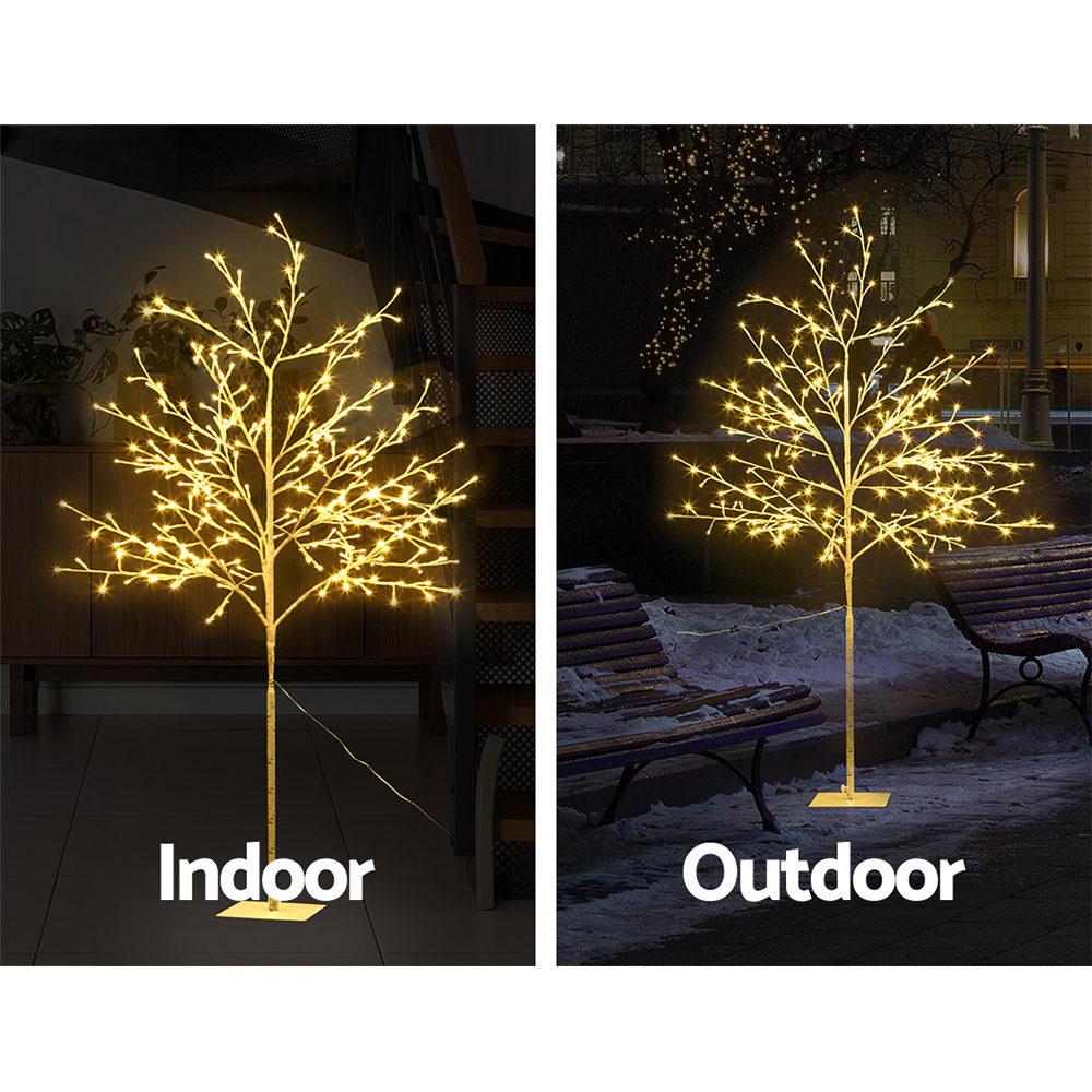 Jingle Jollys Christmas Tree 1.5M 304 LED Trees With Lights Warm White