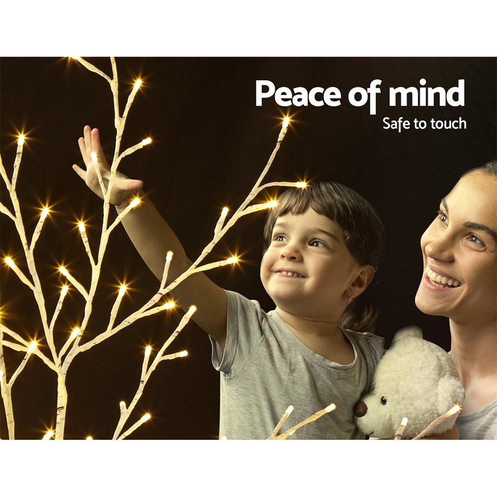 Jingle Jollys Christmas Tree 1.5M 304 LED Trees With Lights Warm White