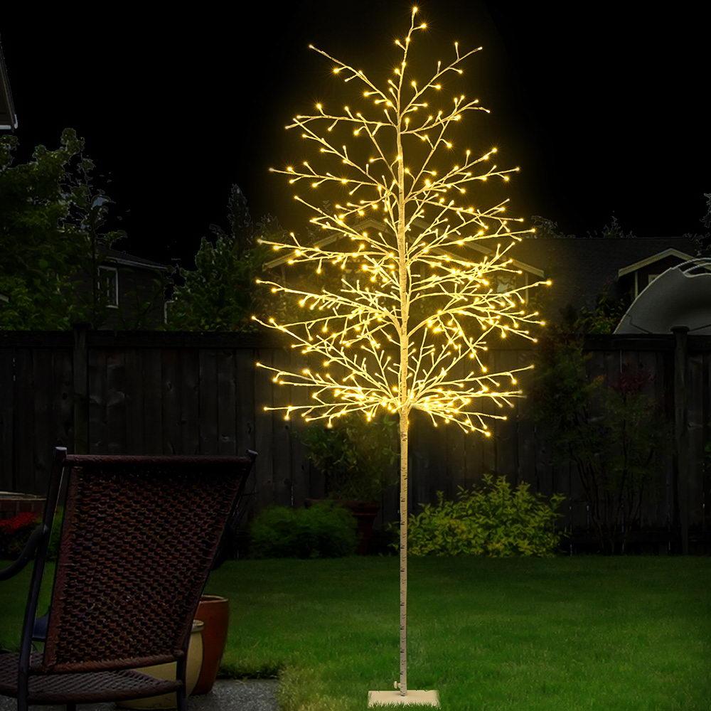 Jingle Jollys Christmas Tree 2.1M 480 LED Trees With Lights Warm White