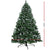 Jingle Jollys Christmas Tree 2.4M Xmas Trees Decorations Snowy Green 1400 Tips