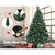 Jingle Jollys Christmas Tree 2.4M Xmas Trees Decorations Snowy Green 1400 Tips