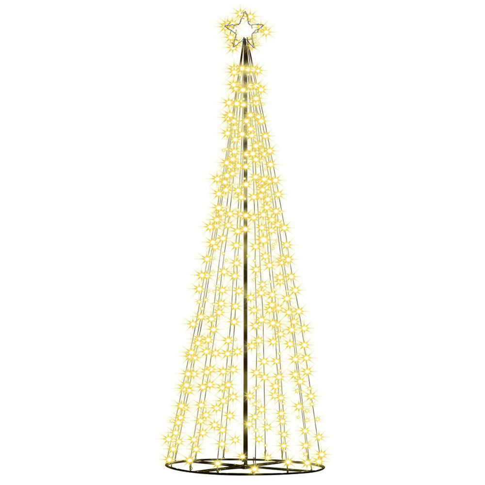 Jingle Jollys Solar Christmas Tree 3.6M LED Xmas Tree 8 Light Modes