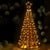 Jingle Jollys Christmas Tree 2.1M 264 LED Xmas Trees Solar Power Warm White