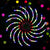 Jingle Jollys Christmas Motif Lights LED Spinner Light Waterproof Colourful