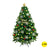 Christmas Tree Kit Xmas Decorations Colorful Plastic Ball Baubles with LED Light 2.1M Type2