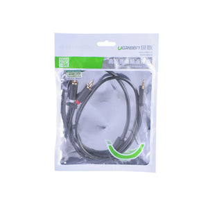 UGREEN 3.5mm male to 2RCA male cable 2M (10510)