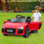 R8 Spyder Audi Licensed Kids Electric Ride On Car Remote Control Red