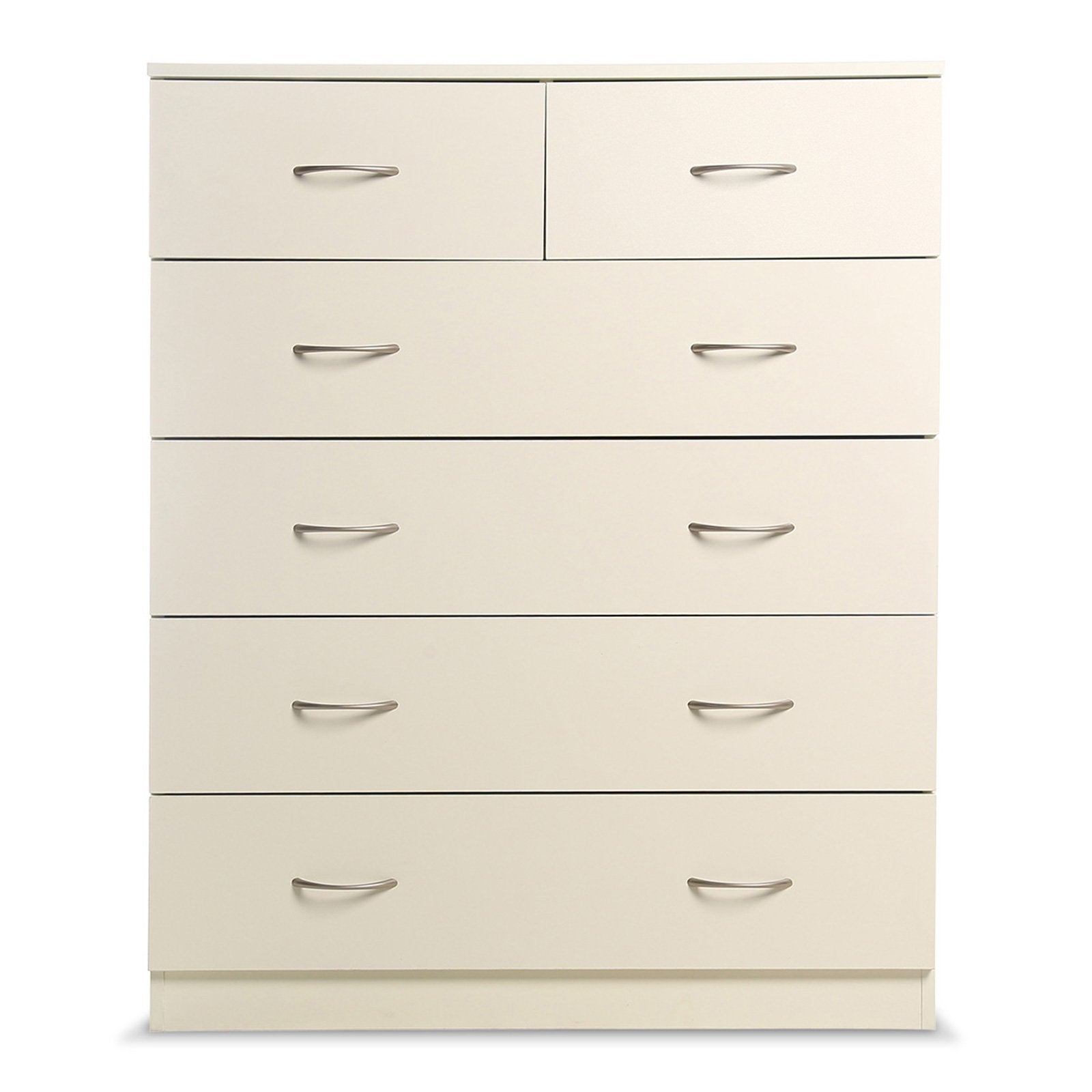 Tallboy Dresser 6 Chest of Drawers Storage Cabinet 85 x 39.5 x 105cm