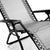 Zero Gravity Reclining Deck Chair - Grey