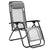 Zero Gravity Reclining Deck Chair - Grey