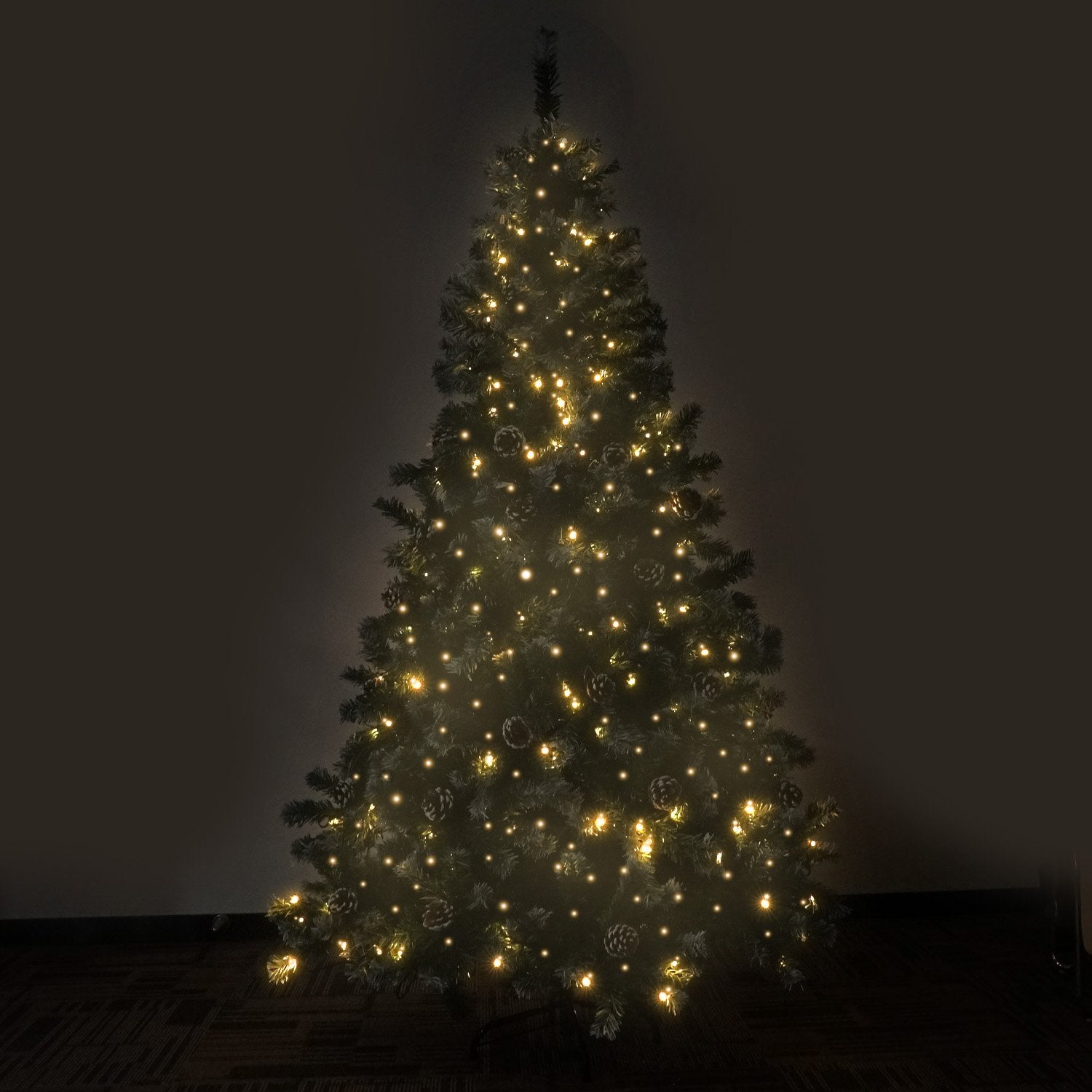 Christabelle 1.5m Pre Lit LED Christmas Tree with Pine Cones