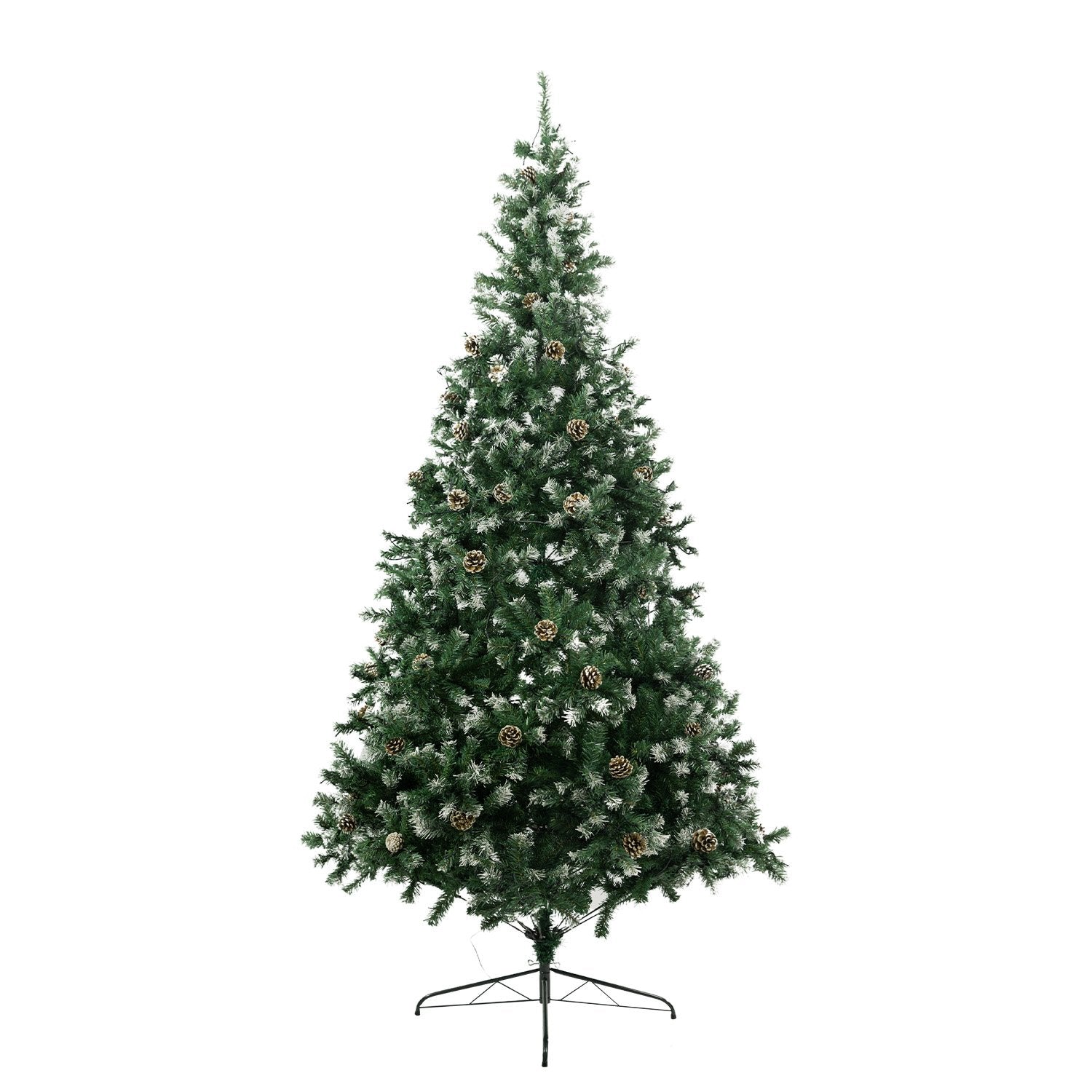 Christabelle 2.4m Pre Lit LED Christmas Tree with Pine Cones