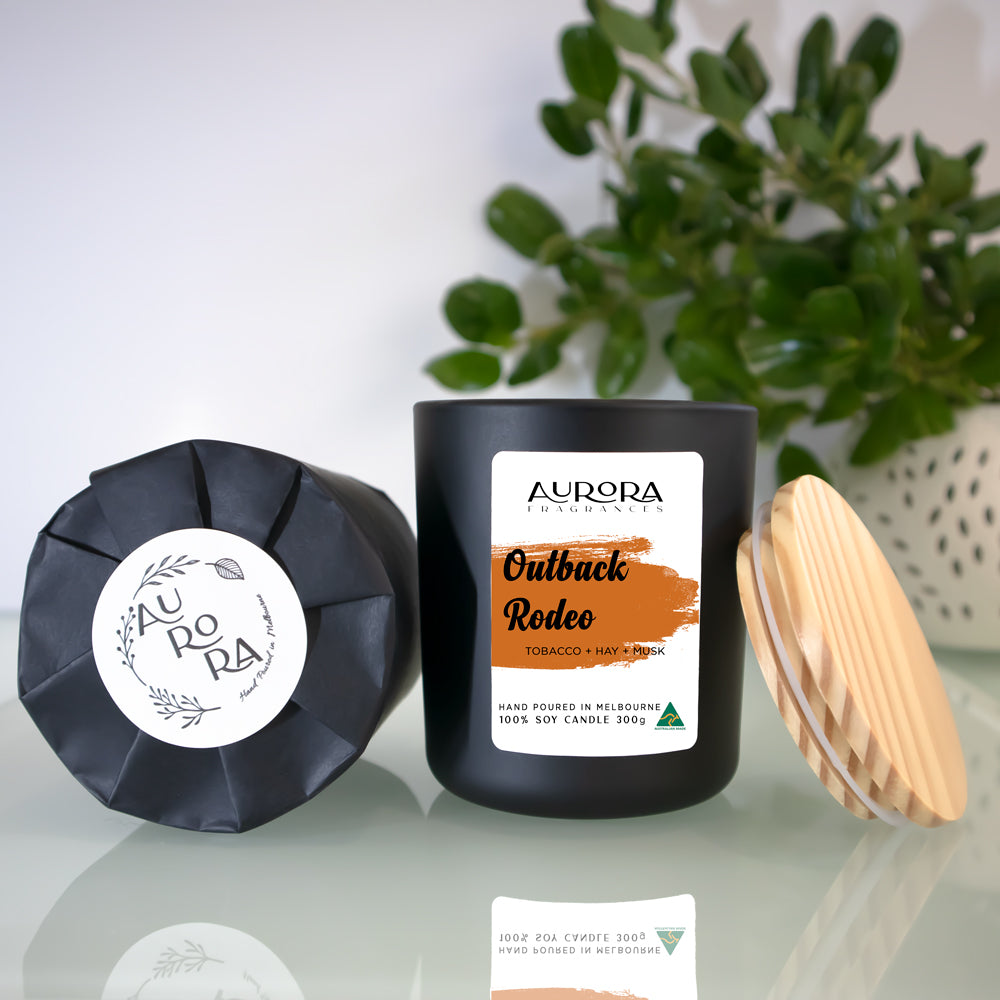 Aurora Outback Rodeo Soy Candle Australian Made 300g