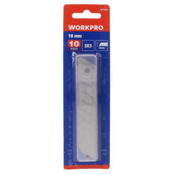 Workpro Snap-Off Knife Blade 18Mm 10Pc