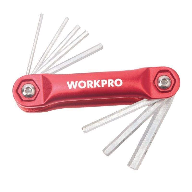 Workpro 8Pc Folding Hex Key-Metric