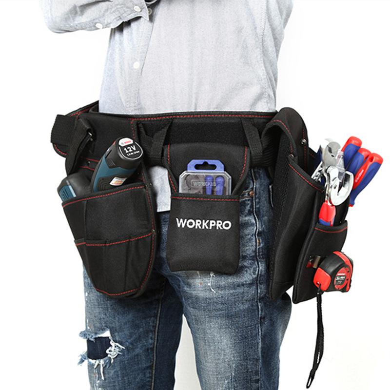 Workpro Tool Bag With Holster And Pouch