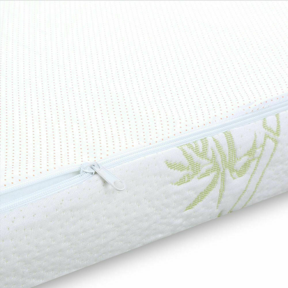 DreamZ 5cm Thickness Cool Gel Memory Foam Mattress Topper Bamboo Fabric Double