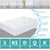 DreamZ Terry Cotton Fully Fitted Waterproof Mattress Protector King Single Size