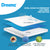 DreamZ Mattress Protector Topper Polyester Cool Cover Waterproof Super King