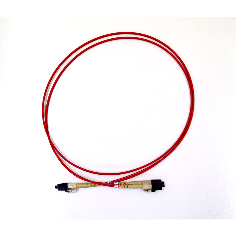 1m LC-LC OM1 Multimode Fibre Optic Cable: Red