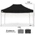 Gazebo Tent Marquee 3x4.5m PopUp Outdoor Wallaroo Black