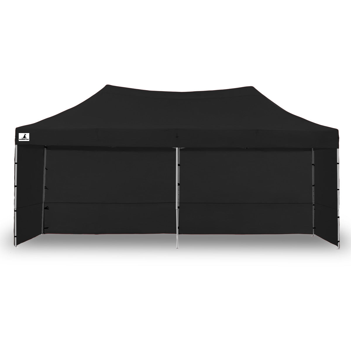 Gazebo Tent Marquee 3x6m PopUp Outdoor Wallaroo Black