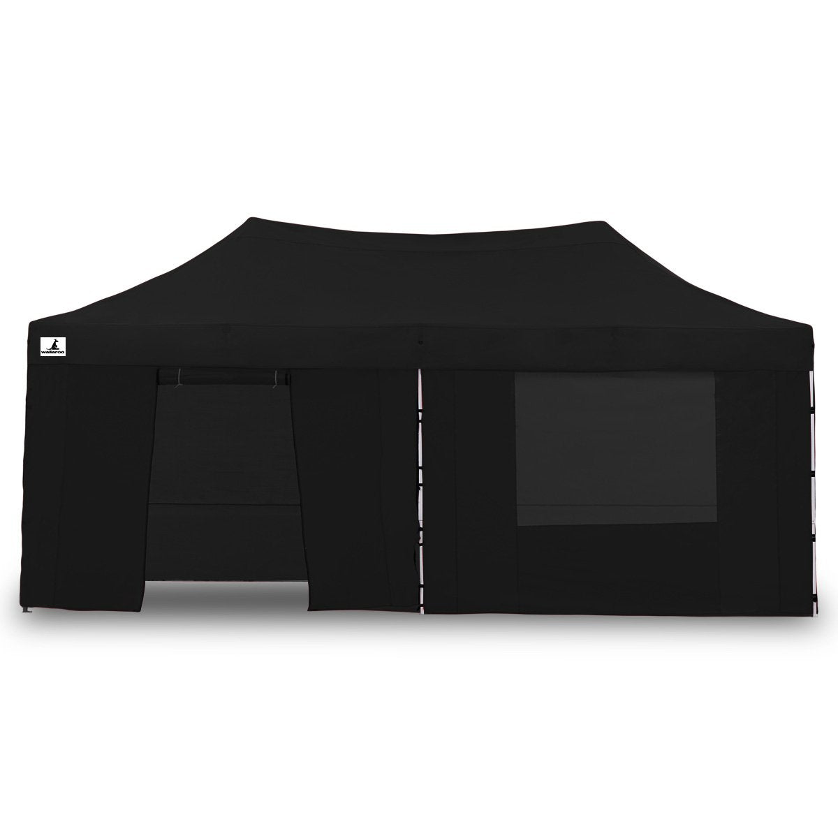 Gazebo Tent Marquee 3x6m PopUp Outdoor Wallaroo Black