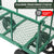 Steel Mesh Garden Trolley Cart - Green