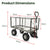 Steel Mesh Garden Trolley Cart - Hammer Grey