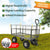 Steel Mesh Garden Trolley Cart - Hammer Grey