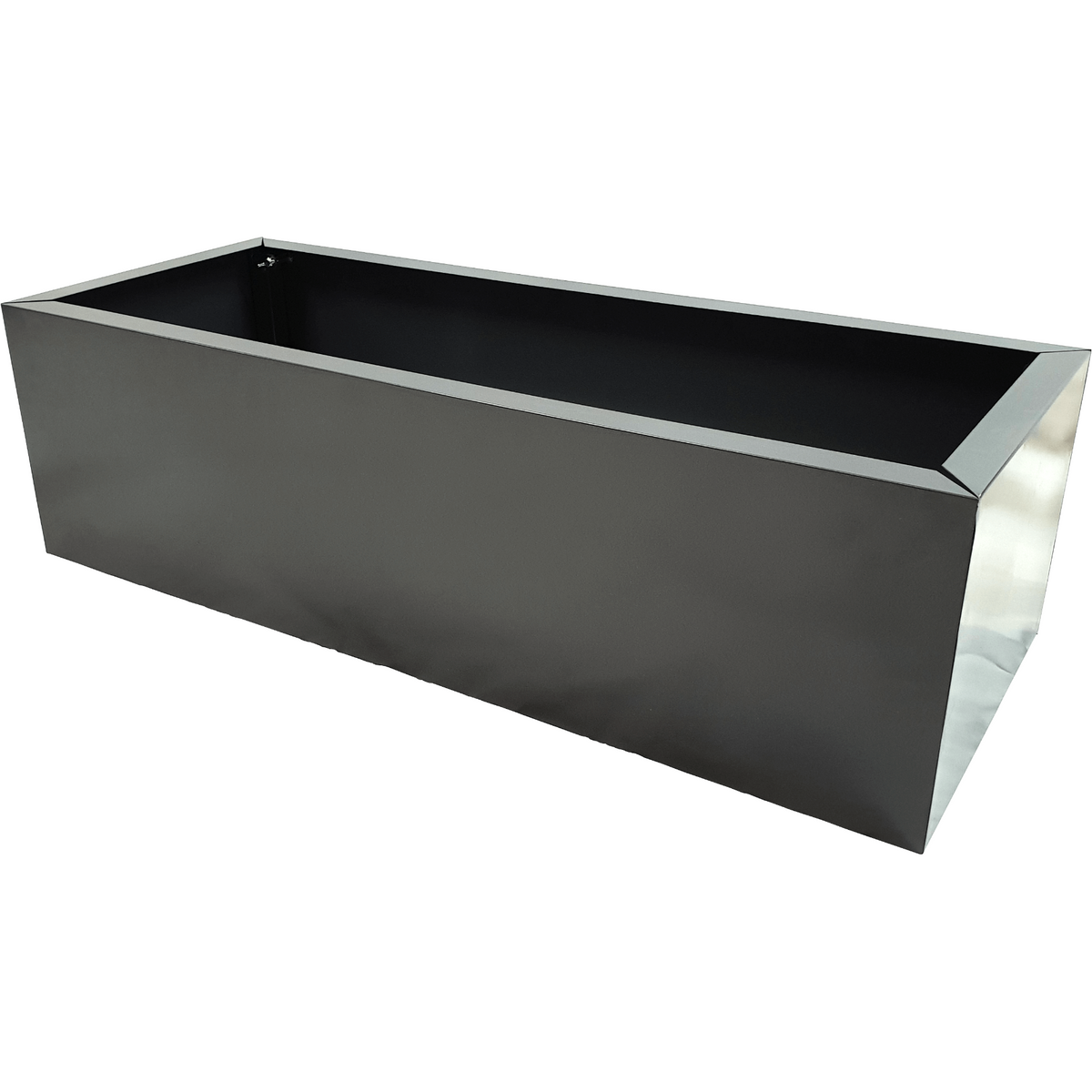 Grey Metal Planter Small