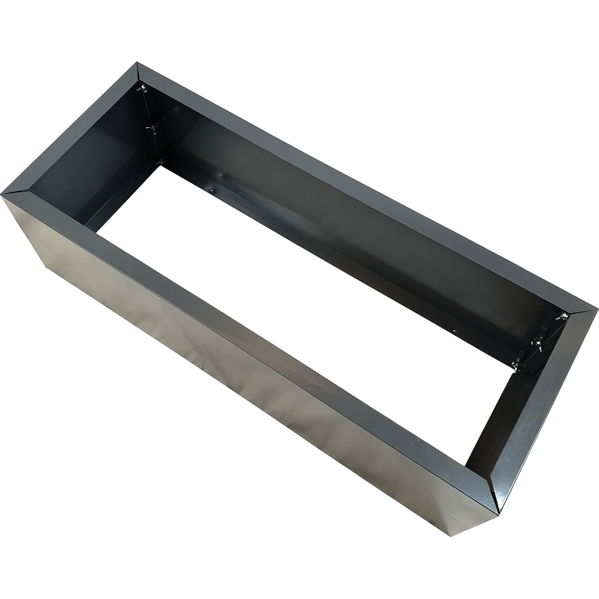 Grey Metal Planter Small