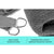 Wallaroo Rectangular Shade Sail 3m x 2.5m - Grey