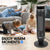 Pronti Electric Tower Heater 2000W Remote Portable - Black