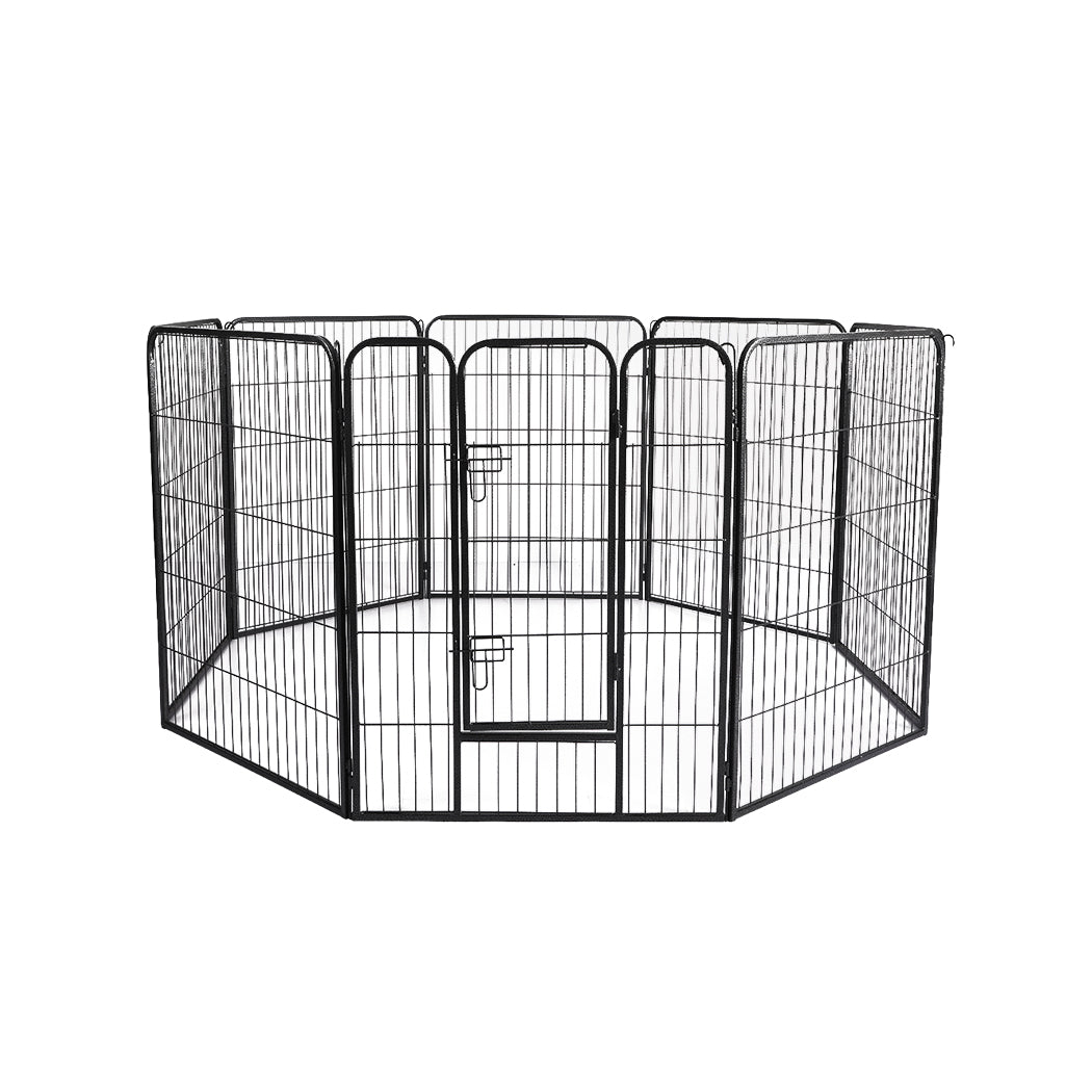 PaWz 8 Panel Pet Dog Playpen Puppy Exercise Cage Enclosure Fence Cat Play Pen 48''