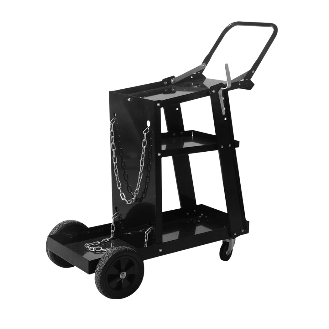 Welding Cart Heavy Duty MIG TIG ARC Welder Trolley Plasma Cutter Storage Shelves