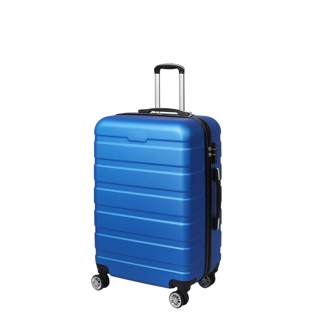 Slimbridge 28&quot; Luggage Suitcase Trolley Travel Packing Lock Hard Shell Blue