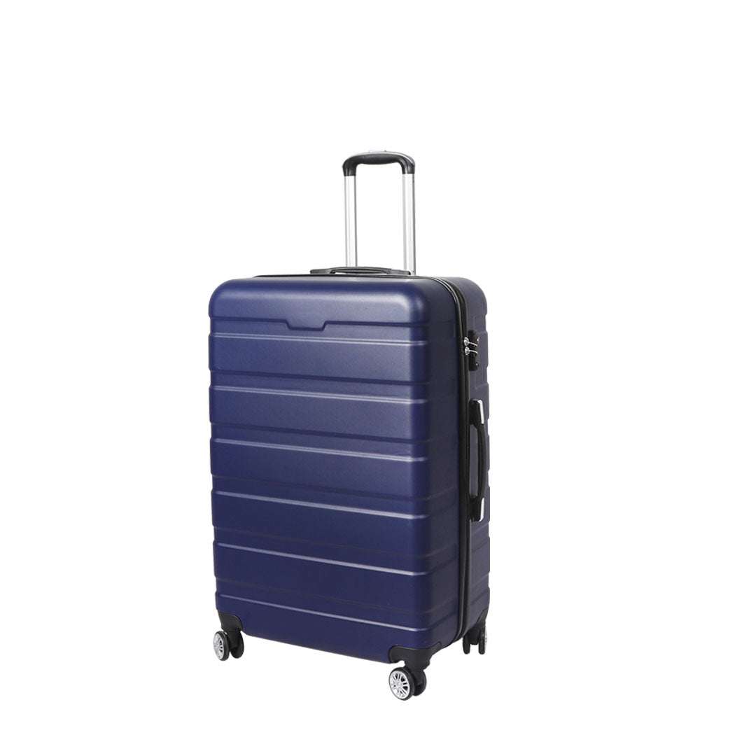 Slimbridge 28&quot; Luggage Suitcase Trolley Travel Packing Lock Hard Shell Navy