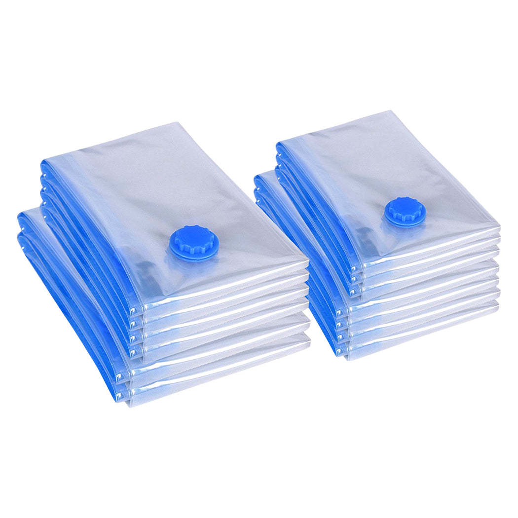 24x Vacuum Seal Storage Bags Space Saver Saving Compressed Organizer Bag X-Large