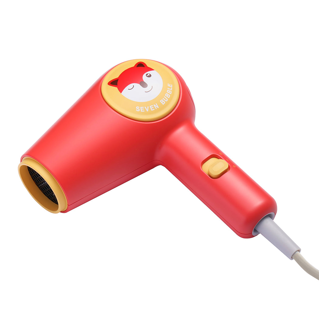 Low Heat Speed Hair Dryer Baby Infant Kid Grooming Blow Hairdryer Blower Red