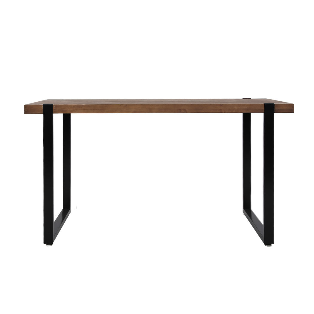 Levede Dining Table Industrial Wooden Metal Kitchen Tables Cafe Restaurant 140cm