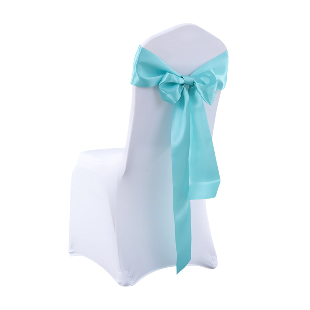 50x Satin Chair Sashes Cloth Cover Wedding Party Event Decoration Table Runner