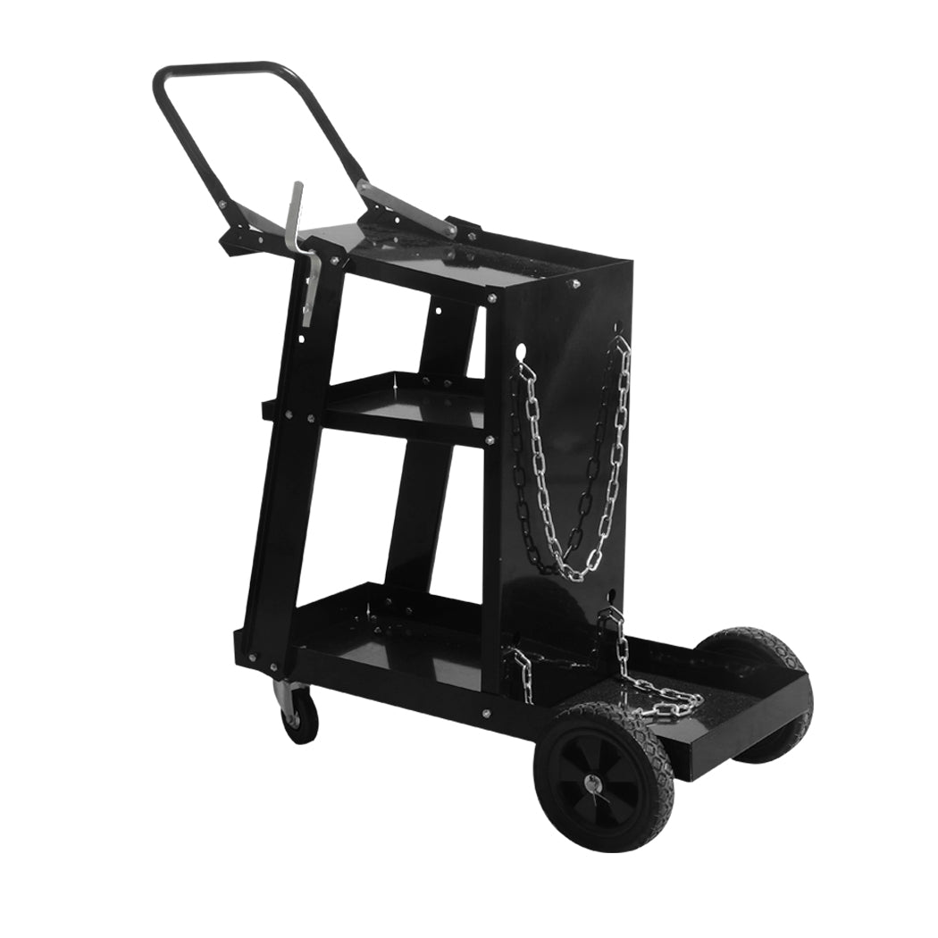 Welding Cart Heavy Duty MIG TIG ARC Welder Trolley Plasma Cutter Storage Shelves